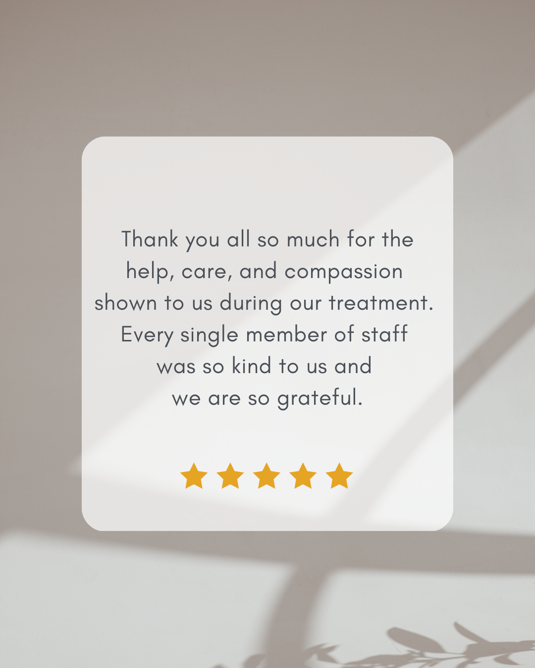 Patient Review Testimonial Waterstone Clinic